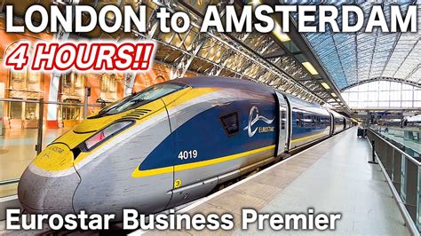 eurostar london to amsterdam business premier